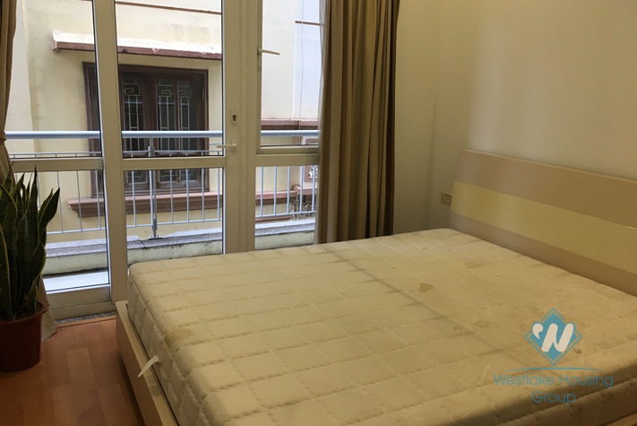 Two bedrooms apartment for rent in Tran Phu street, Ba Dinh district, Ha Noi